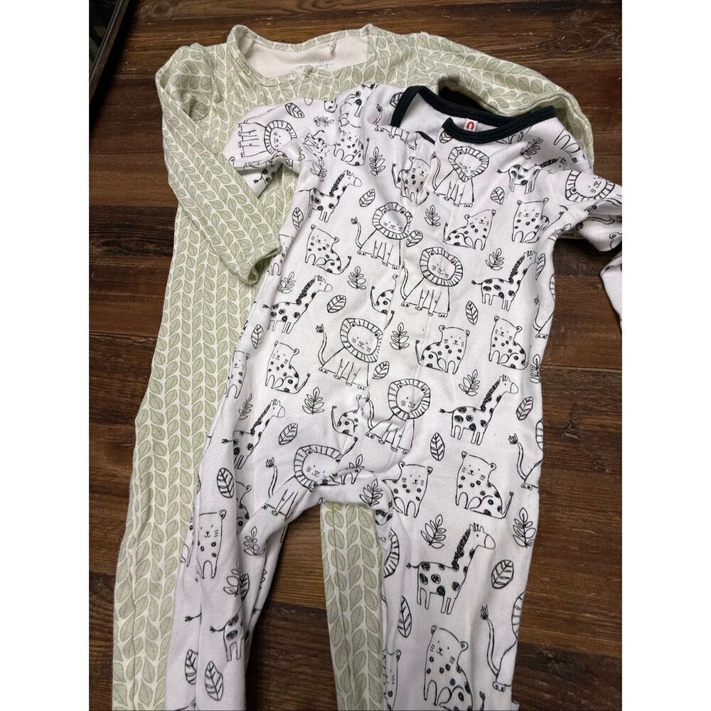 Magnetic Me Sleeper Lot (2) – 6–9M & 18–24M – Organic Cotton – Magnetic